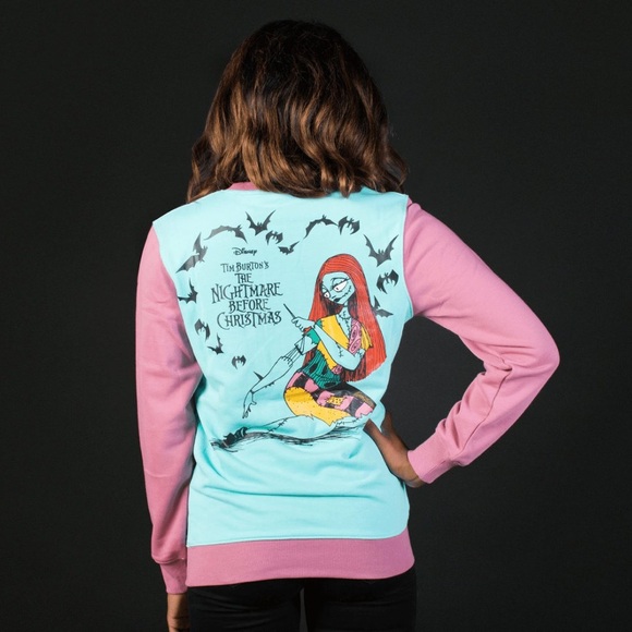 Disney The Nightmare Before Christmas Women's Sweater - Teal and Maroon - Picture 3 of 4